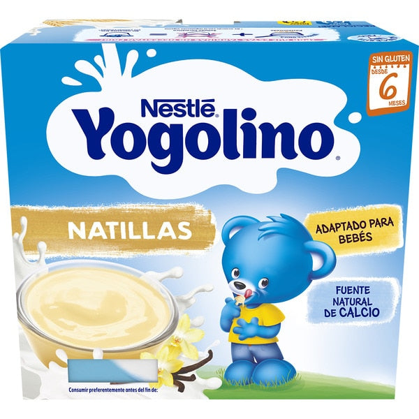 NESTLE YOGOLINO NATILLAS PACK 4