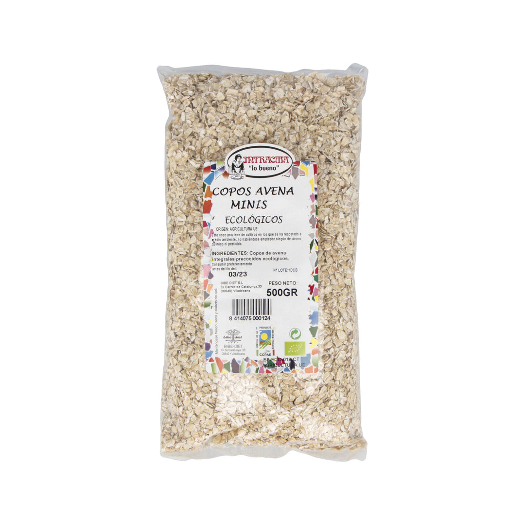 COPOS DE AVENA MINIS ECOLOGICOS 500 GR. BIBE-DIET