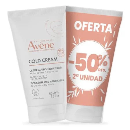 Avene DUPLO Cold Cream Crema de Manos 2 x 50ml