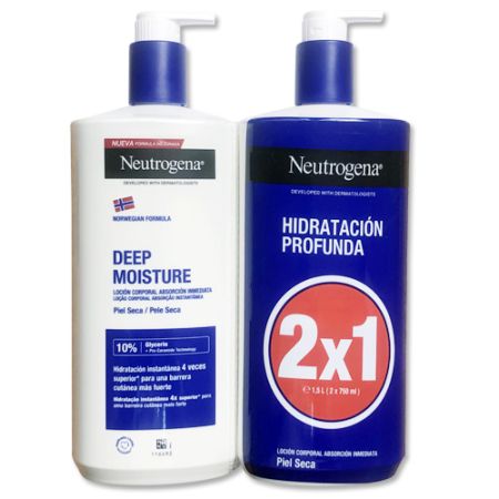 NEUTROGENA 2X1 LOCION HIDRATACION PROFUNDA 750 ML.