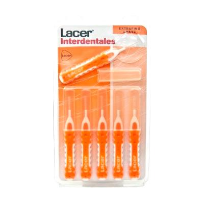 LACER INTERDENTAL NARANJA RECTO EXTRAFINO