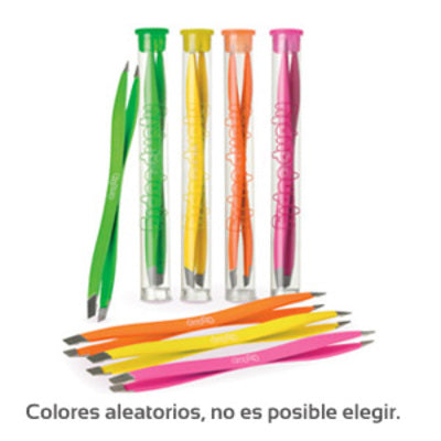 PINZA DEPILAR DOBLE PUNTA COLORES