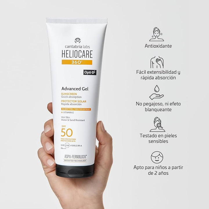 HELIOCARE 360º GEL ADVANCE CORPORAL SPF50 250 ML