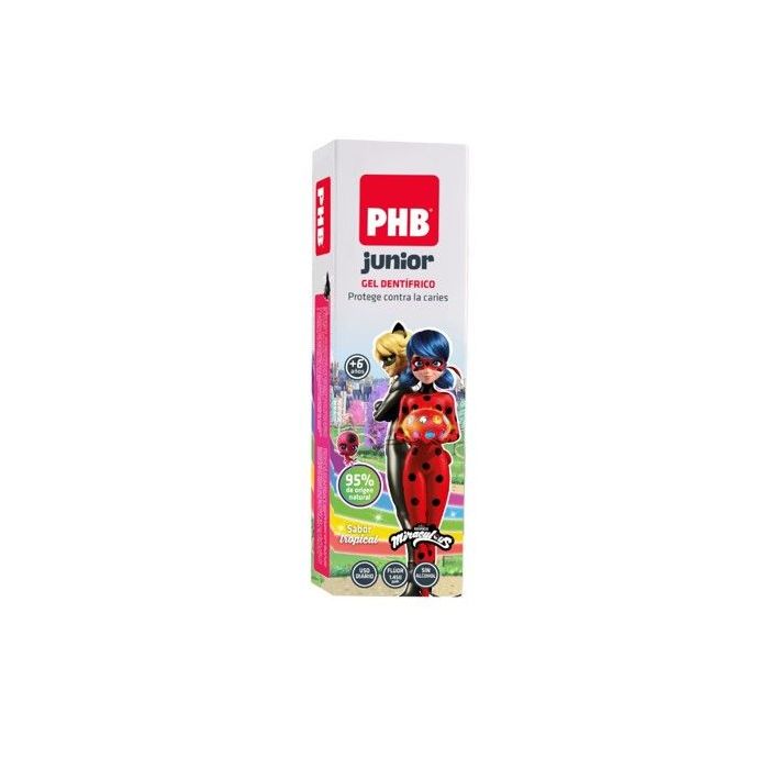 PHB GEL DENTRIFICO JUNIOR 75 ML.