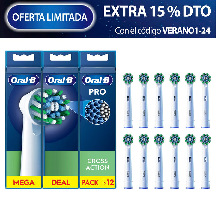 ORAL B RECAMBIO CROSSACTION PAKS 3