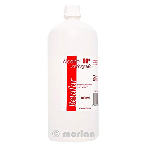 Betafar Alcohol 96º reforzado de uso tópico que actúa como antiséptico para la piel sana