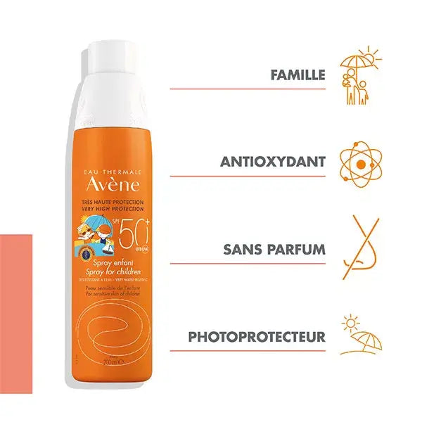 AVENE SOLAR INFANTIL SPRAY FP50 200 ML.