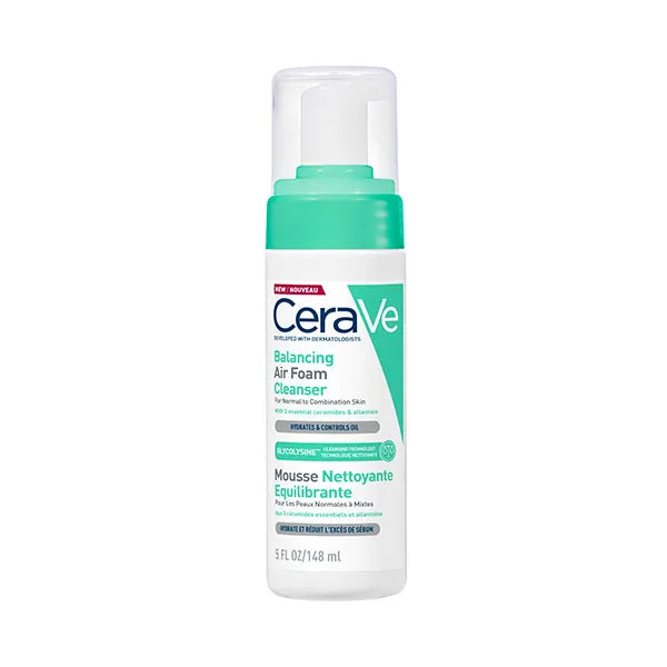 CERAVE MOUSSE LIMPIADOR FACIAL REEAQUILIBRANTE PIEL NORMAL MIXTA 148 ML.