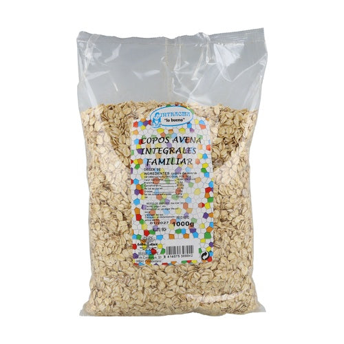 COPOS DE AVENA INTEGRALES FAMILIAR 1 KG. INTRACMA
