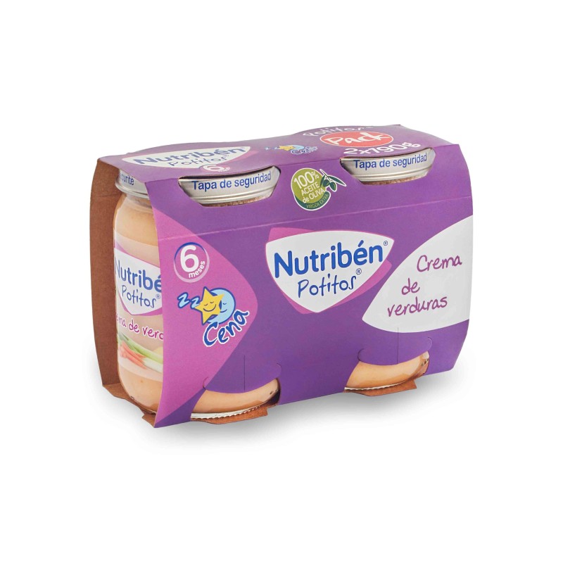 NUTRIBEN CENA 190G CREMA DE VERDURAS