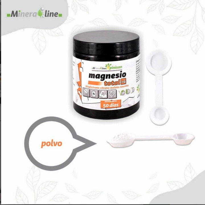 MAGNESIO TOTAL X4 POLVO 150 GR.