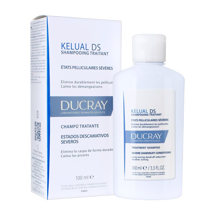 DUCRAY KELUAL CHAMPU DS 100 ML.