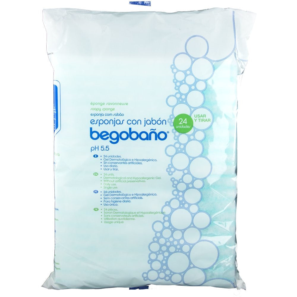ESPONJA JABONOSA BEGOBAÑO 24 UNIDADES