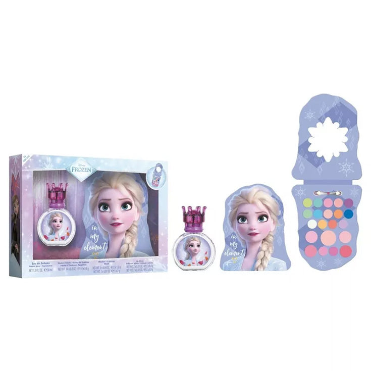 Estuche que incluye una colonia y un completo set de maquillaje. Un regalo ideal para quienes disfrutan del universo de sus personajes favoritos.