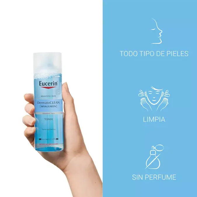 EUCERIN DERMATOCLEAN HYALURON TÓNICO 200 ML