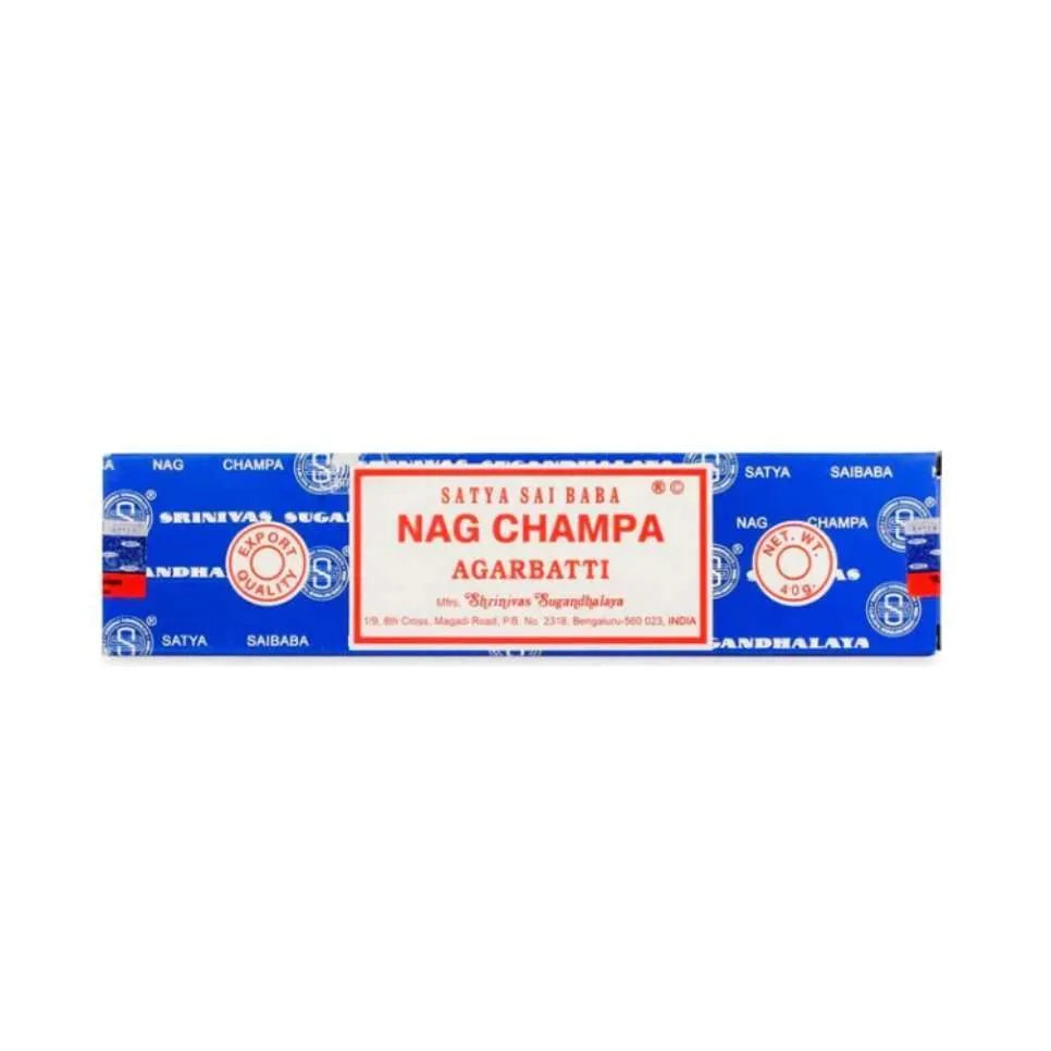 INCIENSO AGARBATTI SATYA SAI BABA NAG CHAMPA 15 GR.