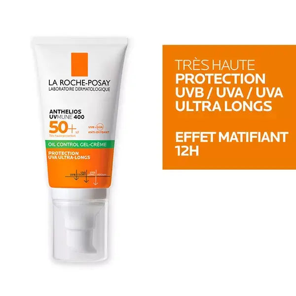 ANTHELIOS UVMUNE 400 OIL CONTROL GEL-CREMA SPF50+ SIN PERFUME