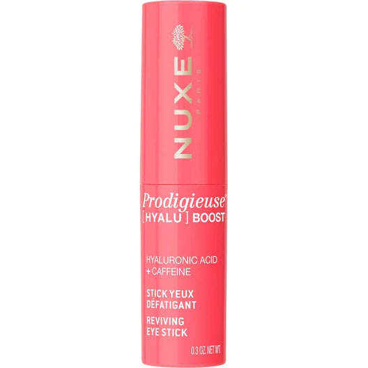 Transforma tu mirada con NUXE Prodigieuse Stick Eyes Hyalu Boost, el cuidado específico para el contorno de ojos que combina practicidad y eficacia. 
