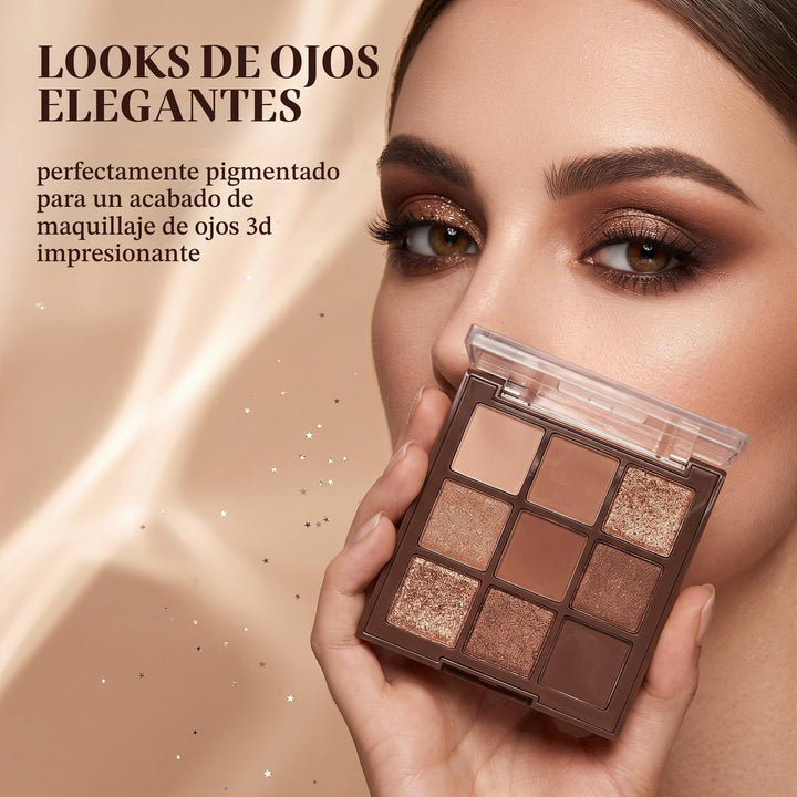 Una selección de colores versátiles que podrás utilizar tanto para un maquillaje natural y elegante durante el día como para crear looks más intensos y sofisticados por la noche.