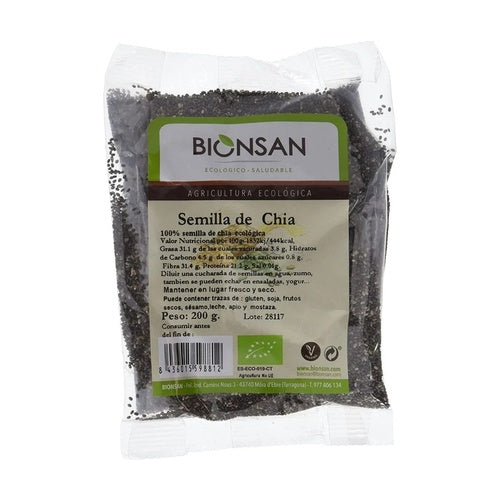 Las Semillas de Chía Ecológicas puedes añadirlas a cualquier comida sin alterar su sabor ni valor nutricional. Pruébalas con leches vegetales, yogur, ensaladas, salsas o sopas. También puedes utilizarlas molidas para hornear o en diversas recetas.