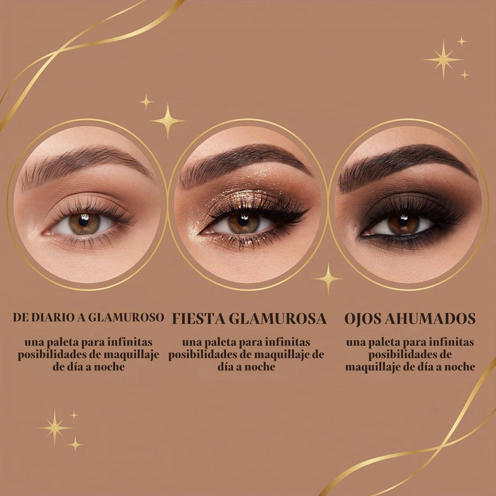 Realza tu mirada y crea looks increíbles con esta preciosa paleta de 9 tonos nude, perfecta para combinar y conseguir diferentes estilos de maquillaje.