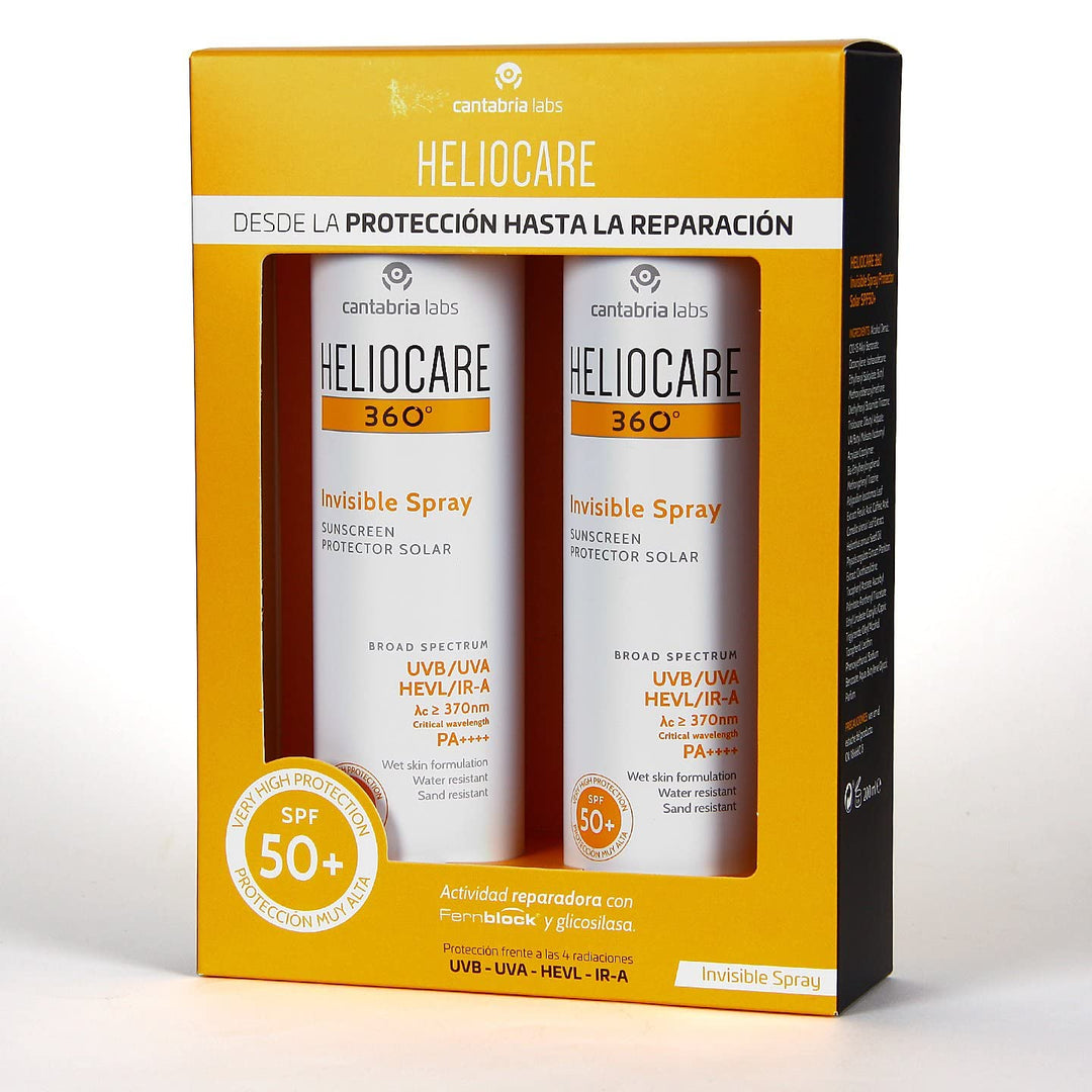 HELIOCARE 360º SPRAY INVISIBLE DUPLO 40% DTO. 2ª UND.