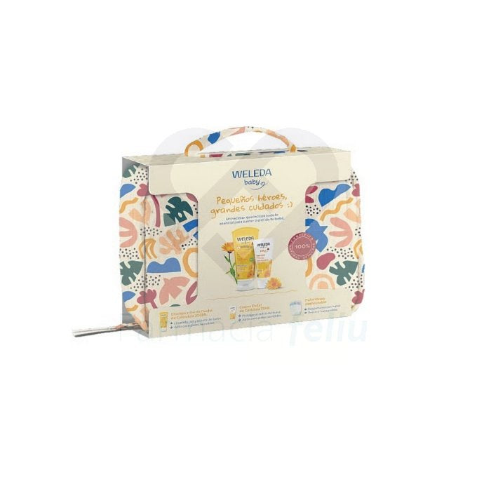 WELEDA NECESER BABY GEL-CHAMPU+CREMA PAÑAL+PAÑAL PINGO
