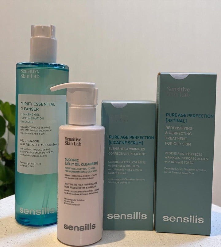 COMBO SENSILIS PIEL GRASA ANTIEDAD