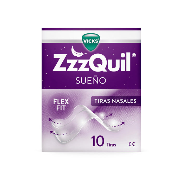 Las tiras nasales ZzzQuil Sueño están diseñadas para mejorar eficazmente la respiración y promover un sueño reparador al reducir los ronquidos y aumentar el flujo de aire nasal.