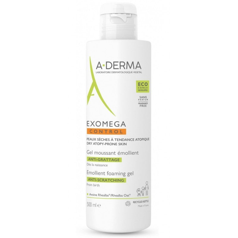 ADERMA EXOMEGA GEL BAÑO 500 ML.