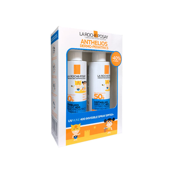 ANTHELIOS DERMO PEDIATRICS SPRAY INVISIBLE SPF50 DUPLO