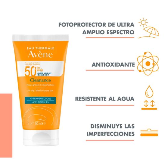 AVENE SOLAR FACIAL CLEANANCE SFP 50+ 50 ML.