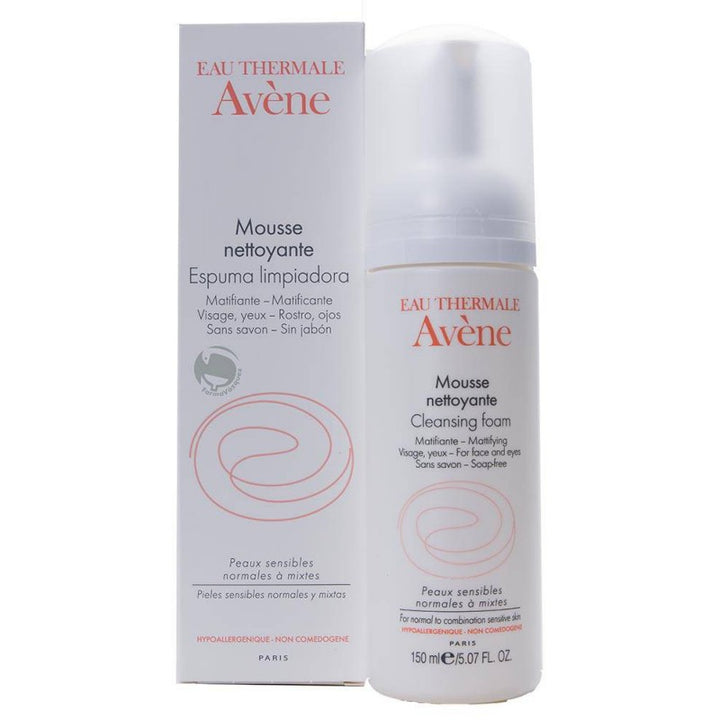 AVENE ESPUMA LIMPIADORA DESMAQUILLANTE 150 M.