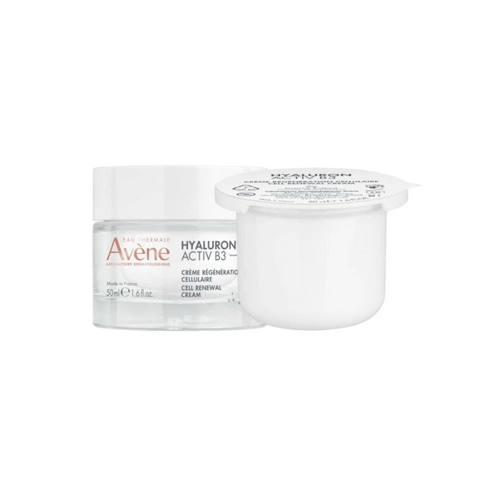 AVENE HYALURON B3 RECARGA TARRO DE CRISTAL CREMA 50 ML.