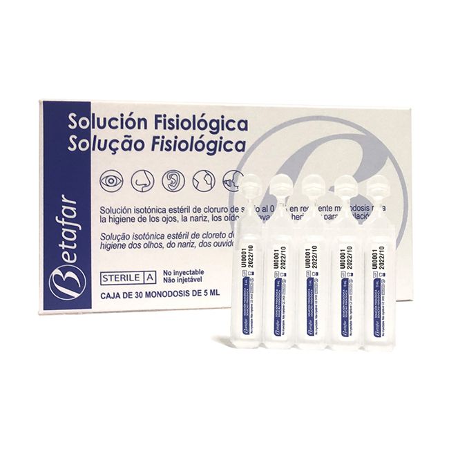 suero fisiolgico betafar en monodosis 