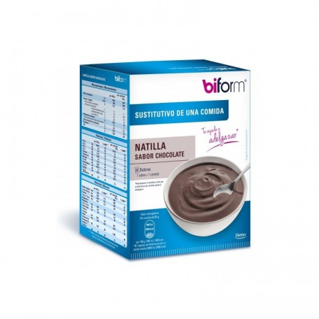 BIFORM NATILLAS DE CHOCOLATE 6 SOBRES X 50 GR.