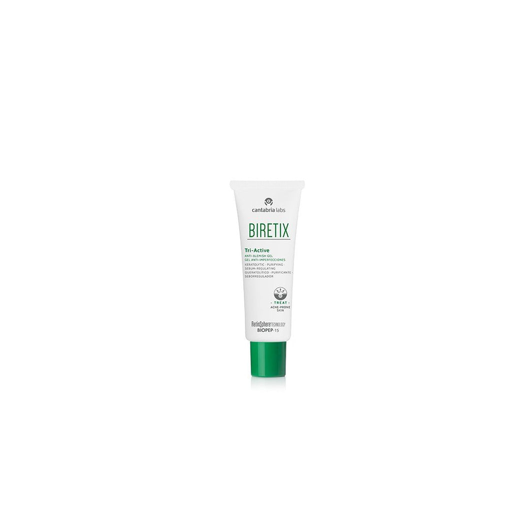 Gel anti-imperfecciones Biretix Triactive fresco y de textura sedosa para pieles con tendencia acneica.