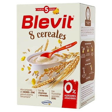 Elaborada a partir de una equilibrada mezcla de 8 cereales (trigo integral, arroz integral, cebada, centeno, maíz, mijo, sorgo y avena), tiene un alto contenido de calcio, hierro y 9 vitaminas.