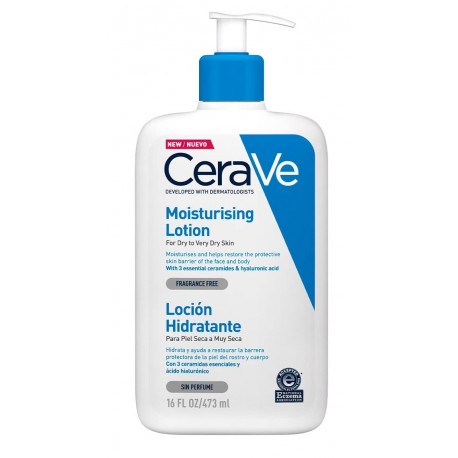 CERAVÉ LOCION HIDRATANTE P.SECA MUY SECA 473 ML.