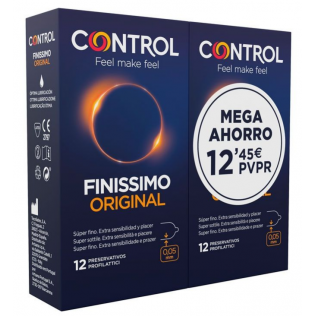 CONTROL PRESERVATIVO FINISSIMO 12+12 UND