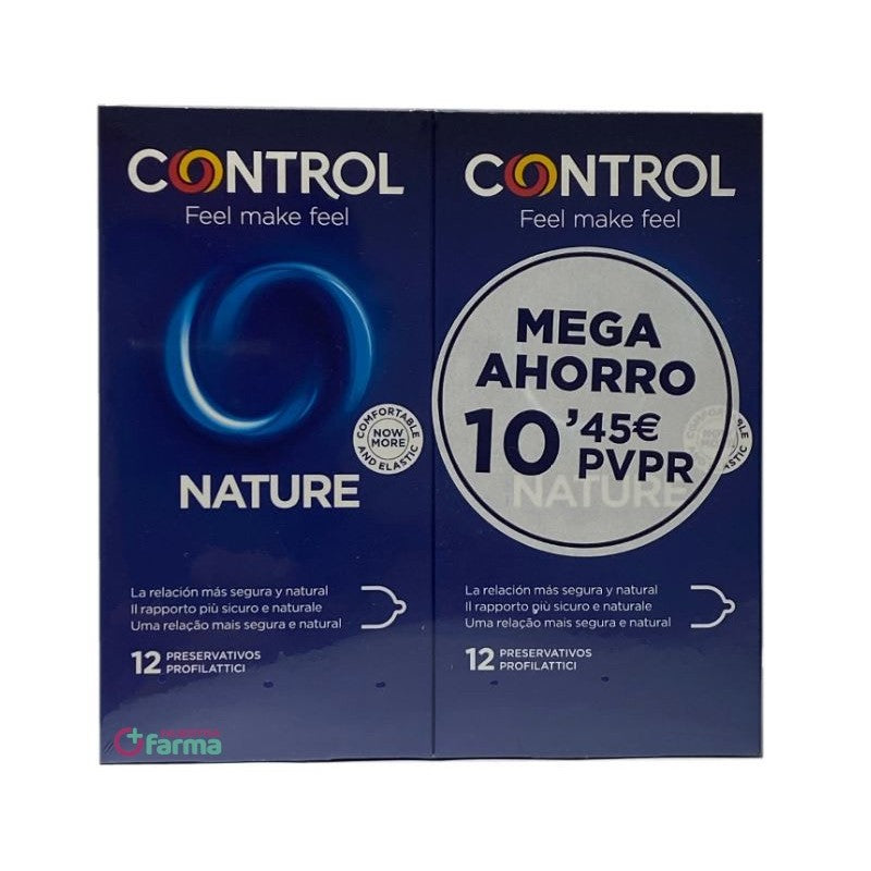 CONTROL NATURE PRESERVATIVO 12+12 UND