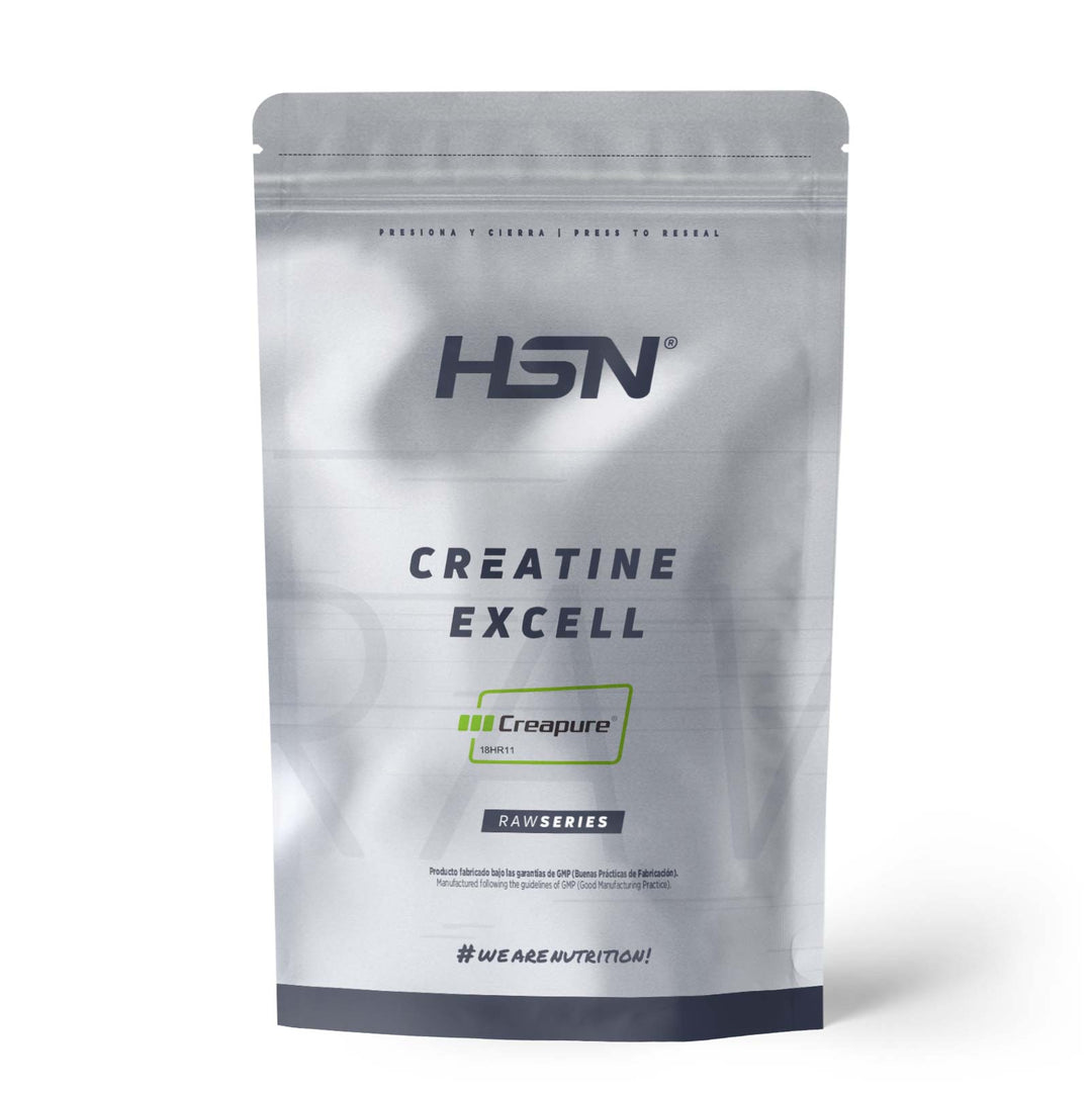 Monohidrato de Creatina puro. 100% Materia prima Creapure® - Patente de Alzchem Trostberg GmbH.