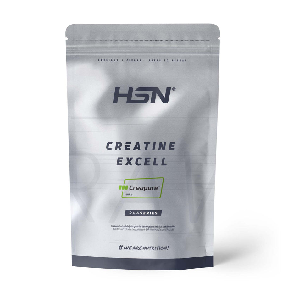 Monohidrato de Creatina puro. 100% Materia prima Creapure® - Patente de Alzchem Trostberg GmbH.