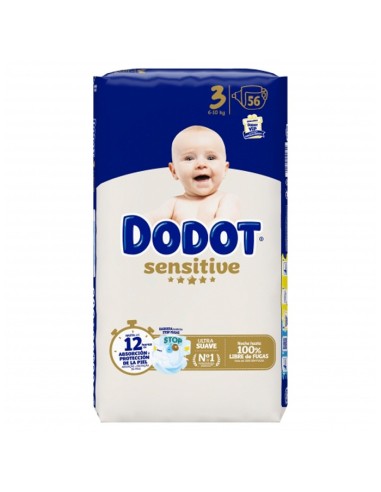 Dodot Sensitive PlusTalla 3 &nbsp;son especiales para&nbsp;bebés de 7 kg a 11 kg.&nbsp;