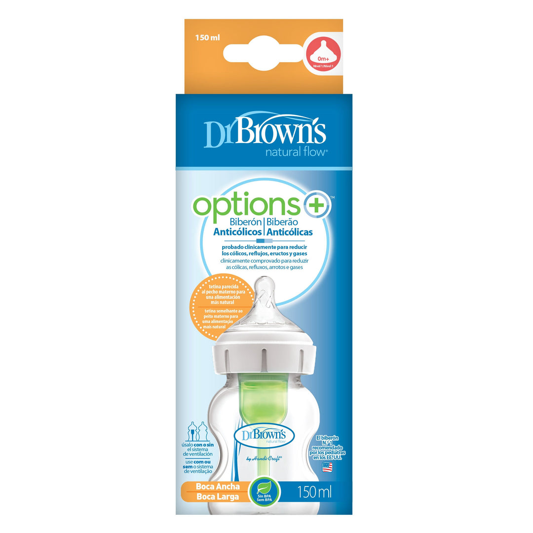 DR BROWN BIBERON PLASTICO 150ML