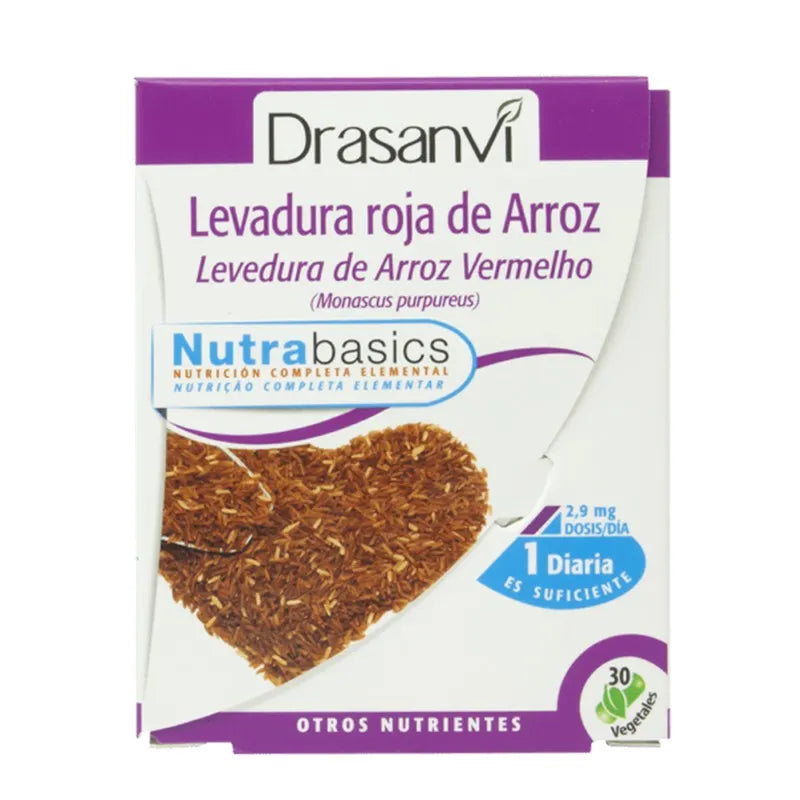 LEVADURA ROJA DE ARROZ 2,9 MG DRASANVI 30 CAPSULAS