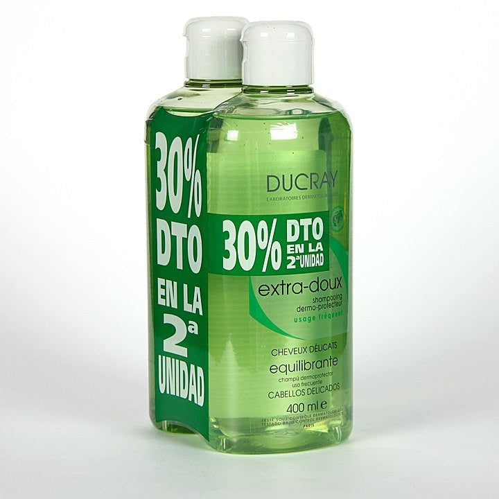 DUCRAY CHAMPU EQUILIBRANTE DUPLO 400 ML.