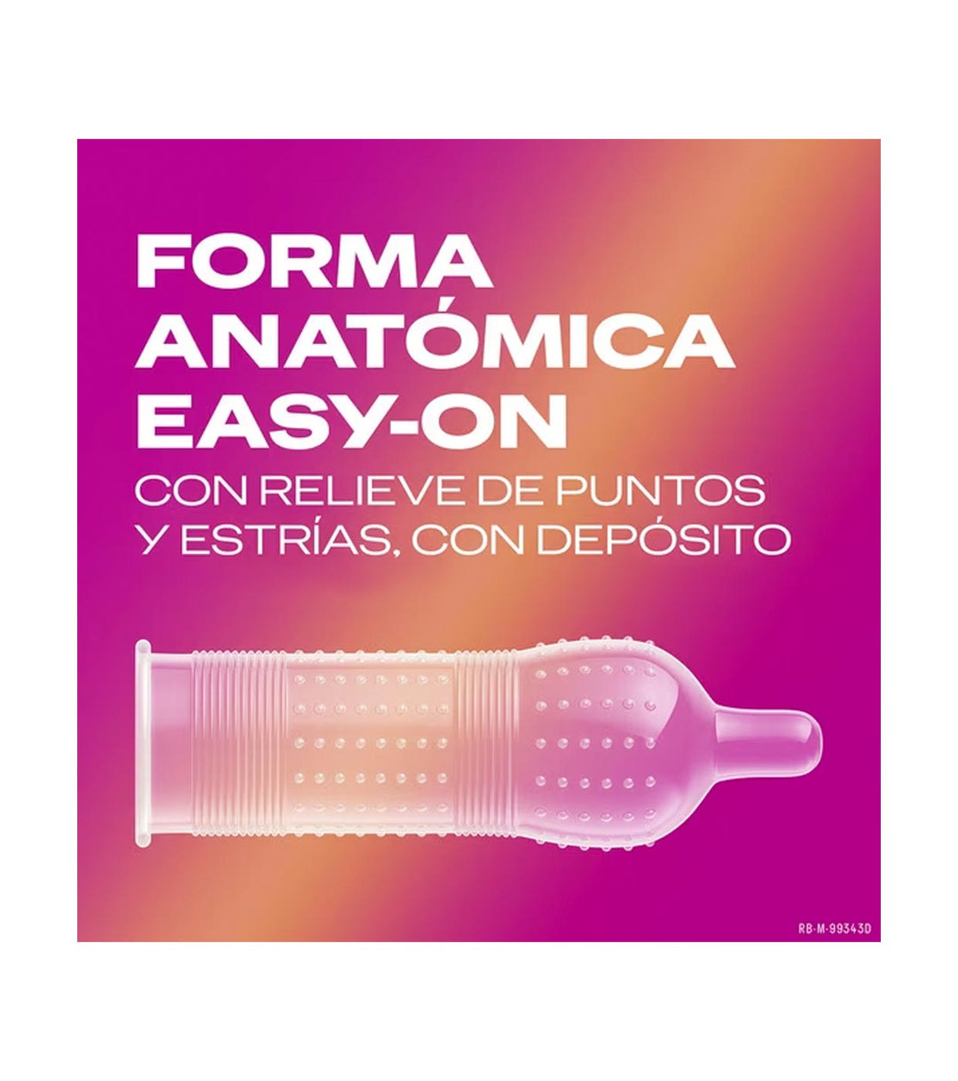 DUREX PRESERVATIVOS DAME PLACER 12 UNIDADES