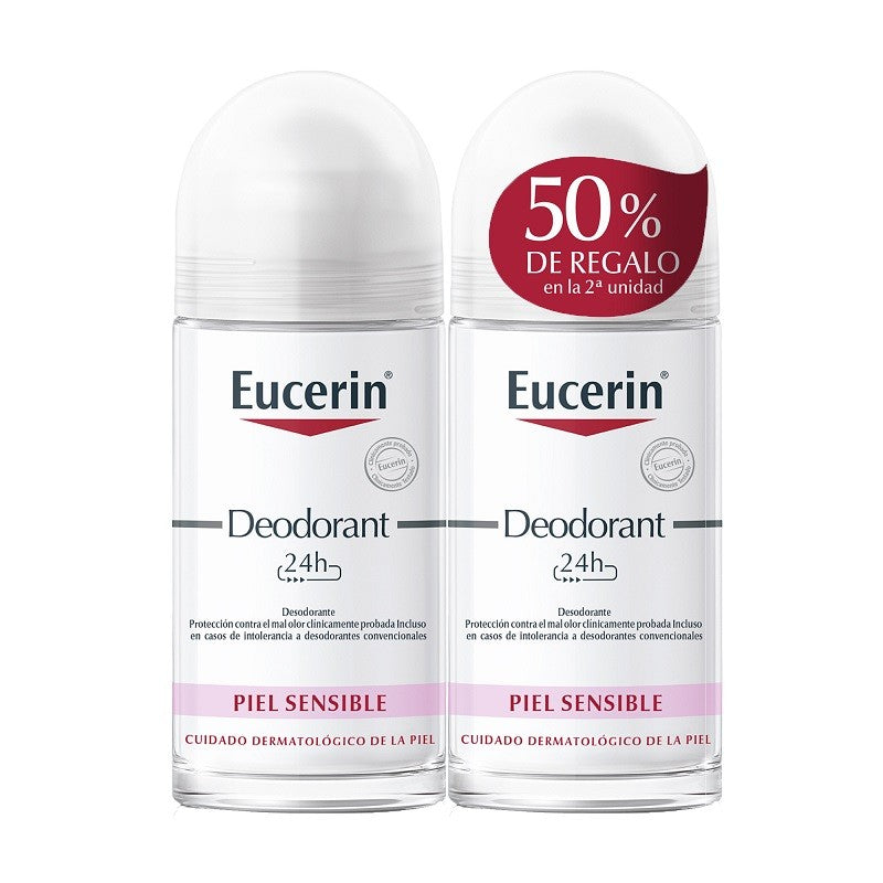 EUCERIN DESODORANTE ROLLON DUPLO 24H