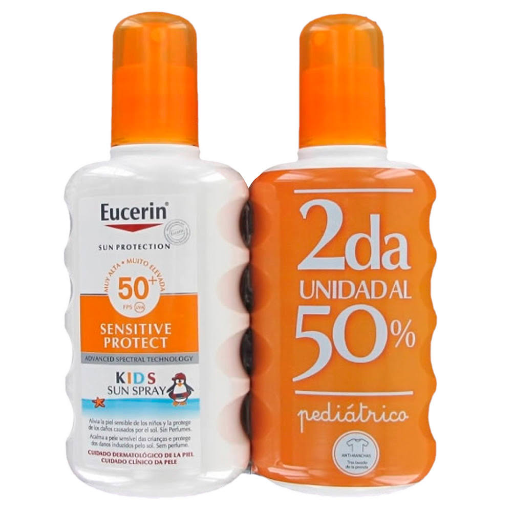 EUCERIN SOLAR INFANTIL DUPLO SPRAY FP50 250 MLX2